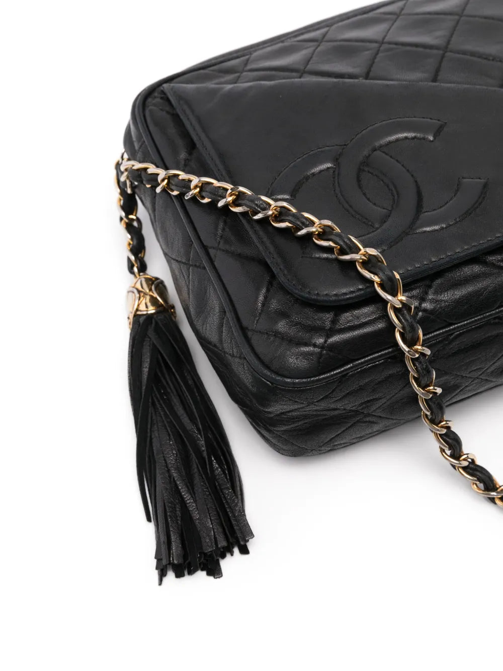 Pre-OwnedCHANEL Pre-Owned1989-1991 Interlocking CC camera bag