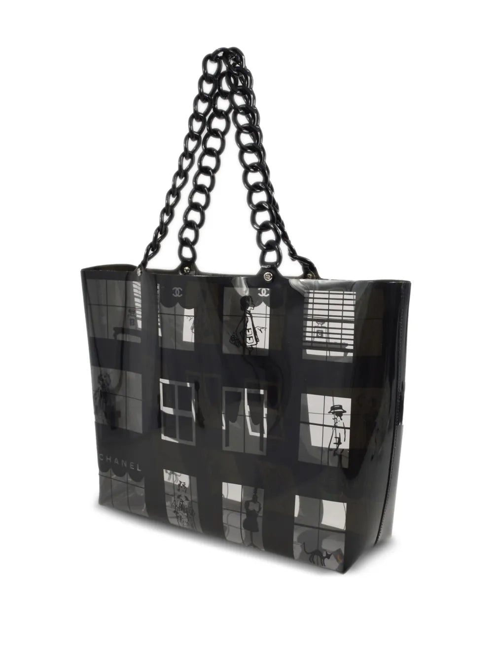 Pre-OwnedCHANEL Pre-Owned2003 Coco Window tote bag