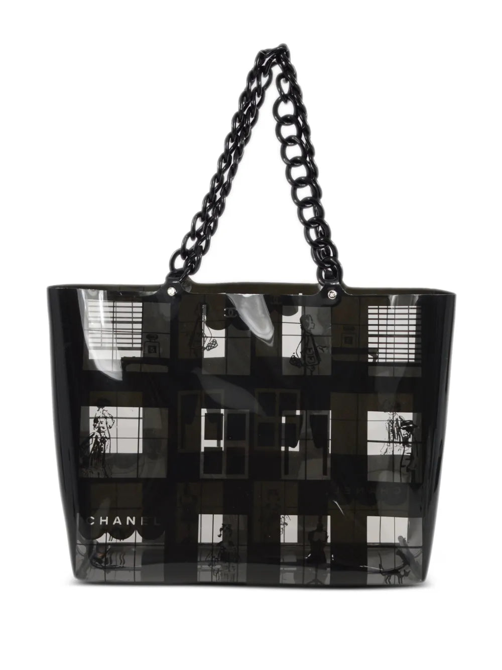 Pre-OwnedCHANEL Pre-Owned2003 Coco Window tote bag