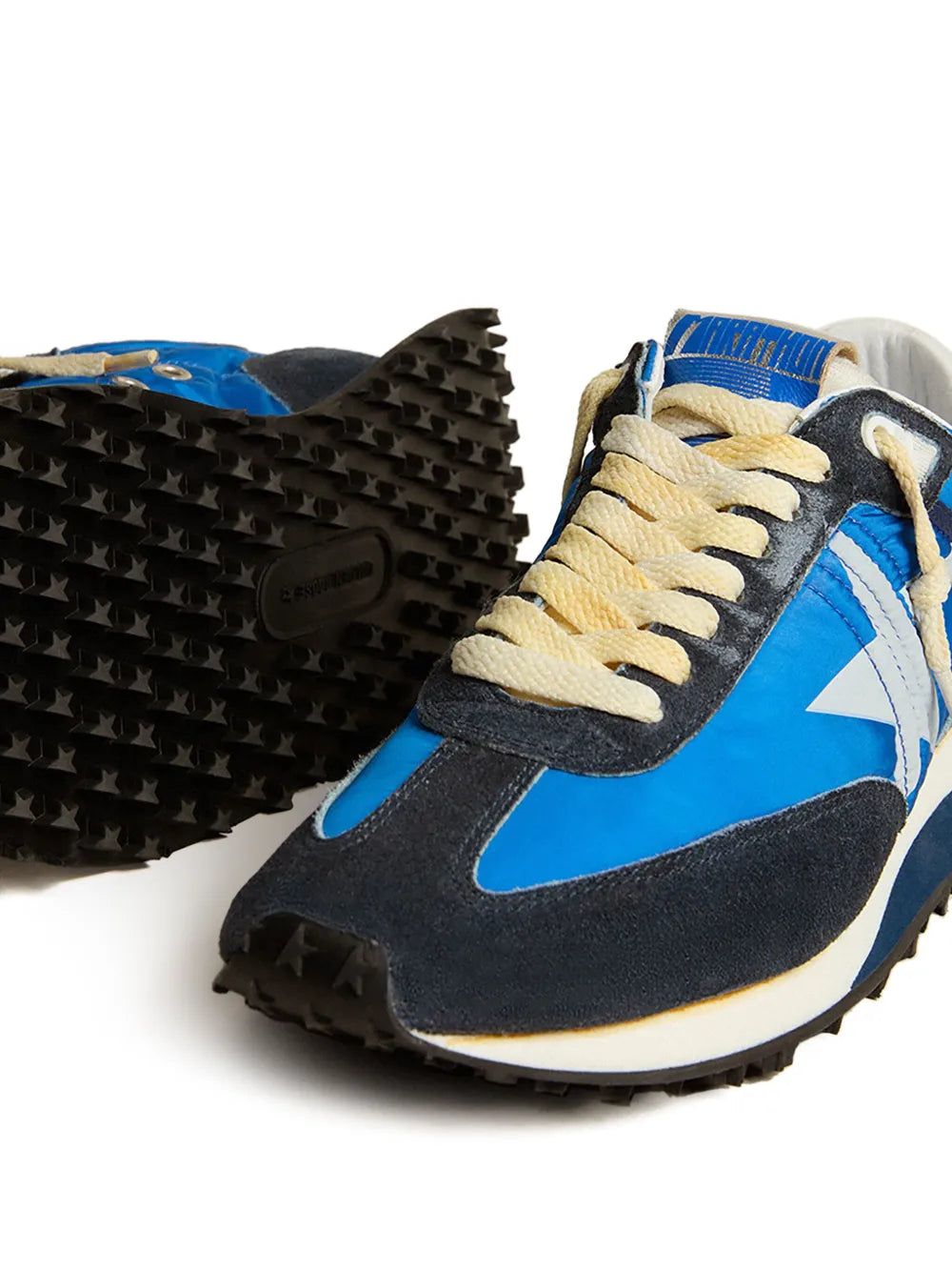 Golden Goose Star-Print Lace-Up Sneakers