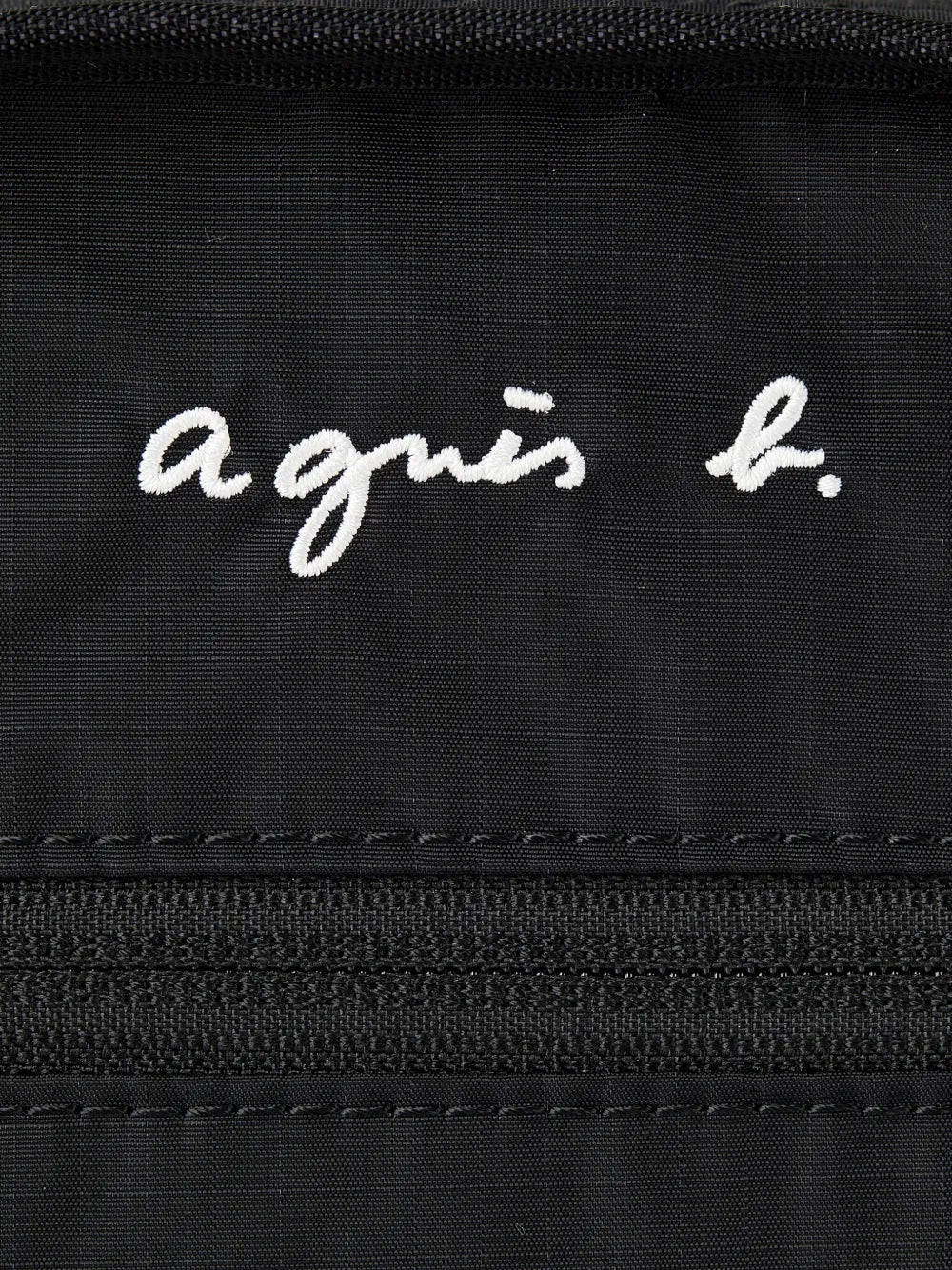 agnès b. logo-embroidered crossbody bag
