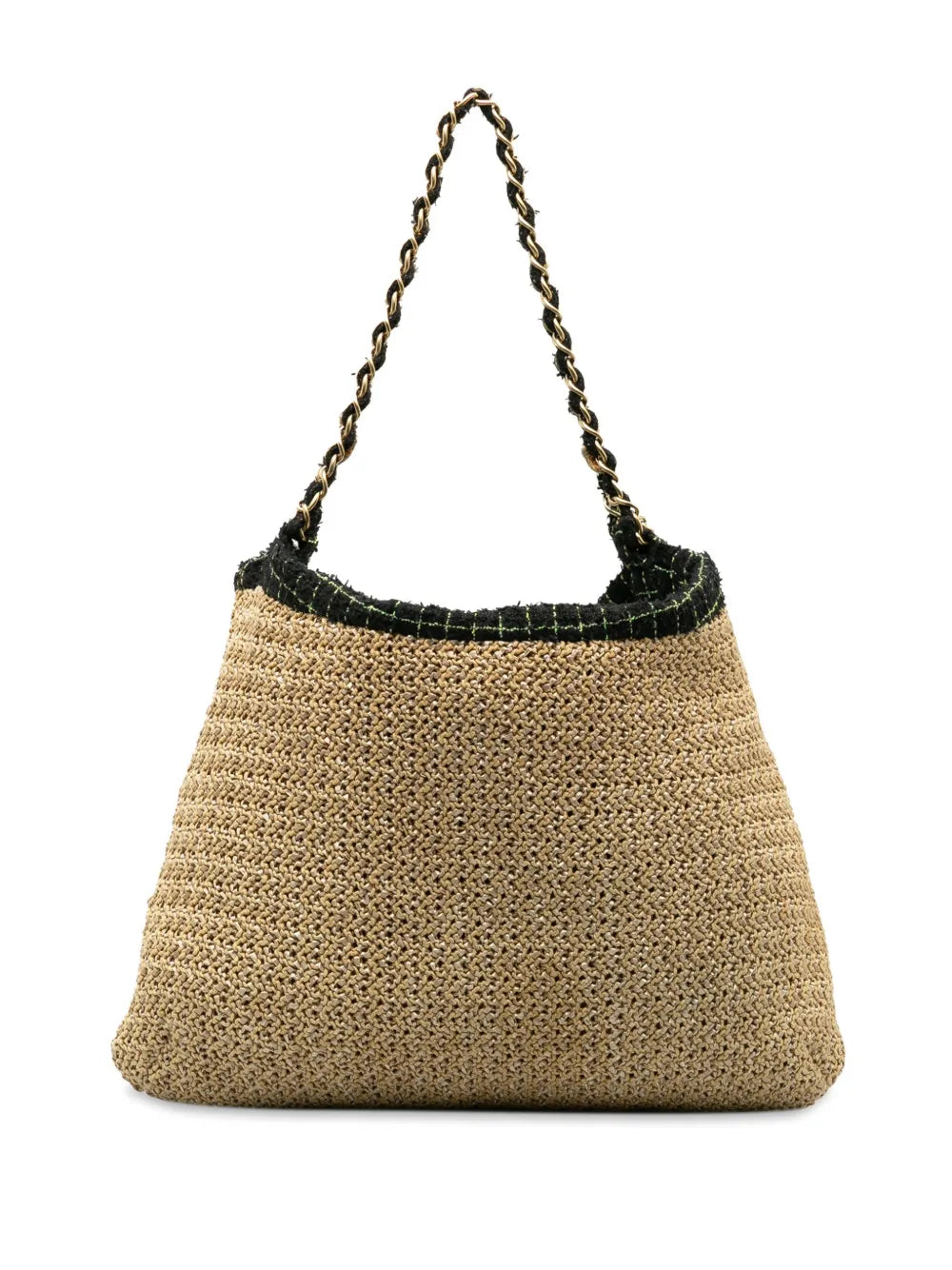 Pre-OwnedCHANEL Pre-Owned2009-2010 Pre-Owned Chanel Coco Country Camellia tote bag