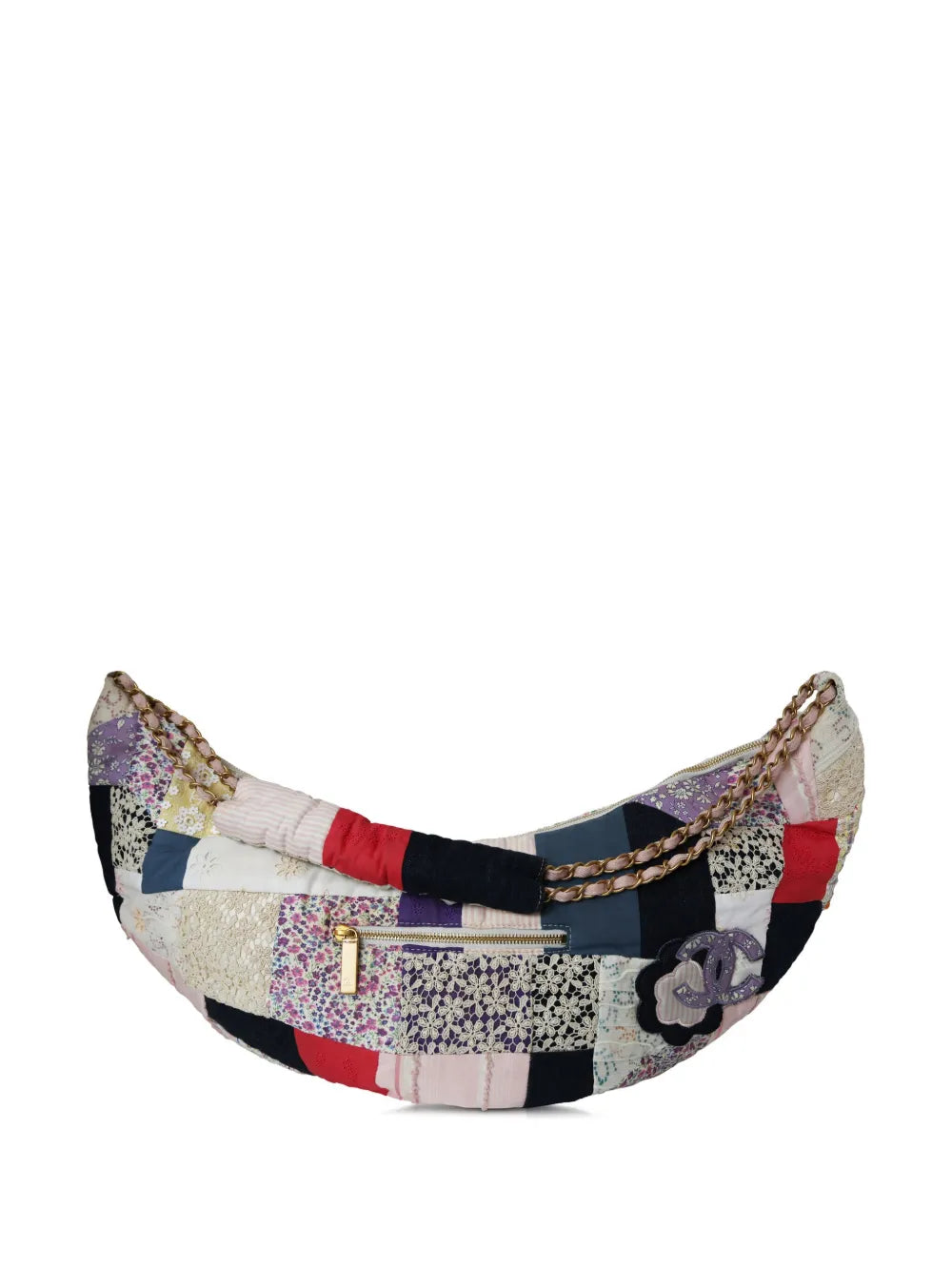 Pre-OwnedCHANEL Pre-Owned2006 patchwork cotton hobo bag