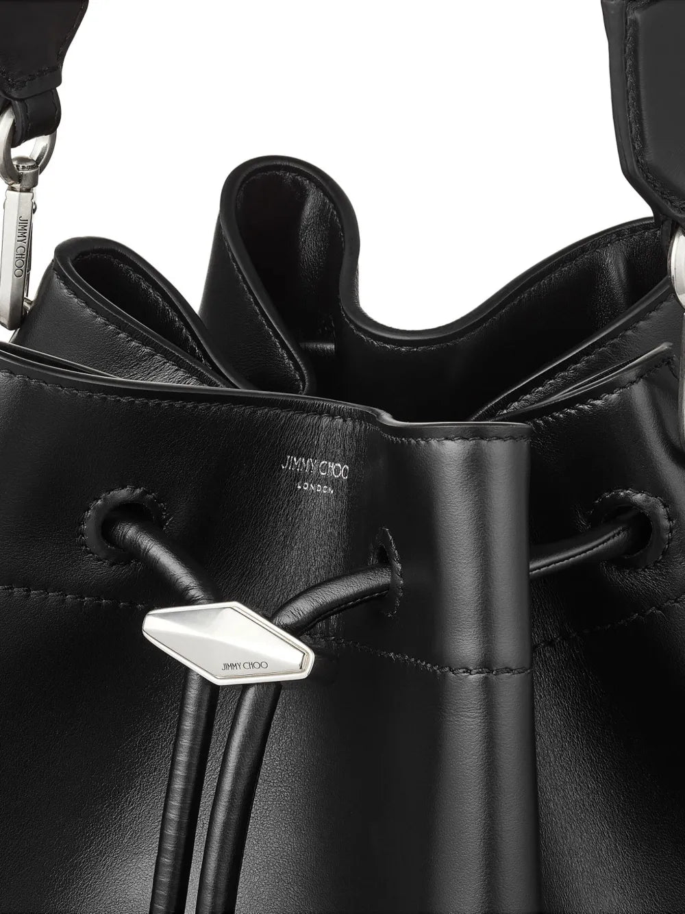 Jimmy ChooCinch L leather bucket bag