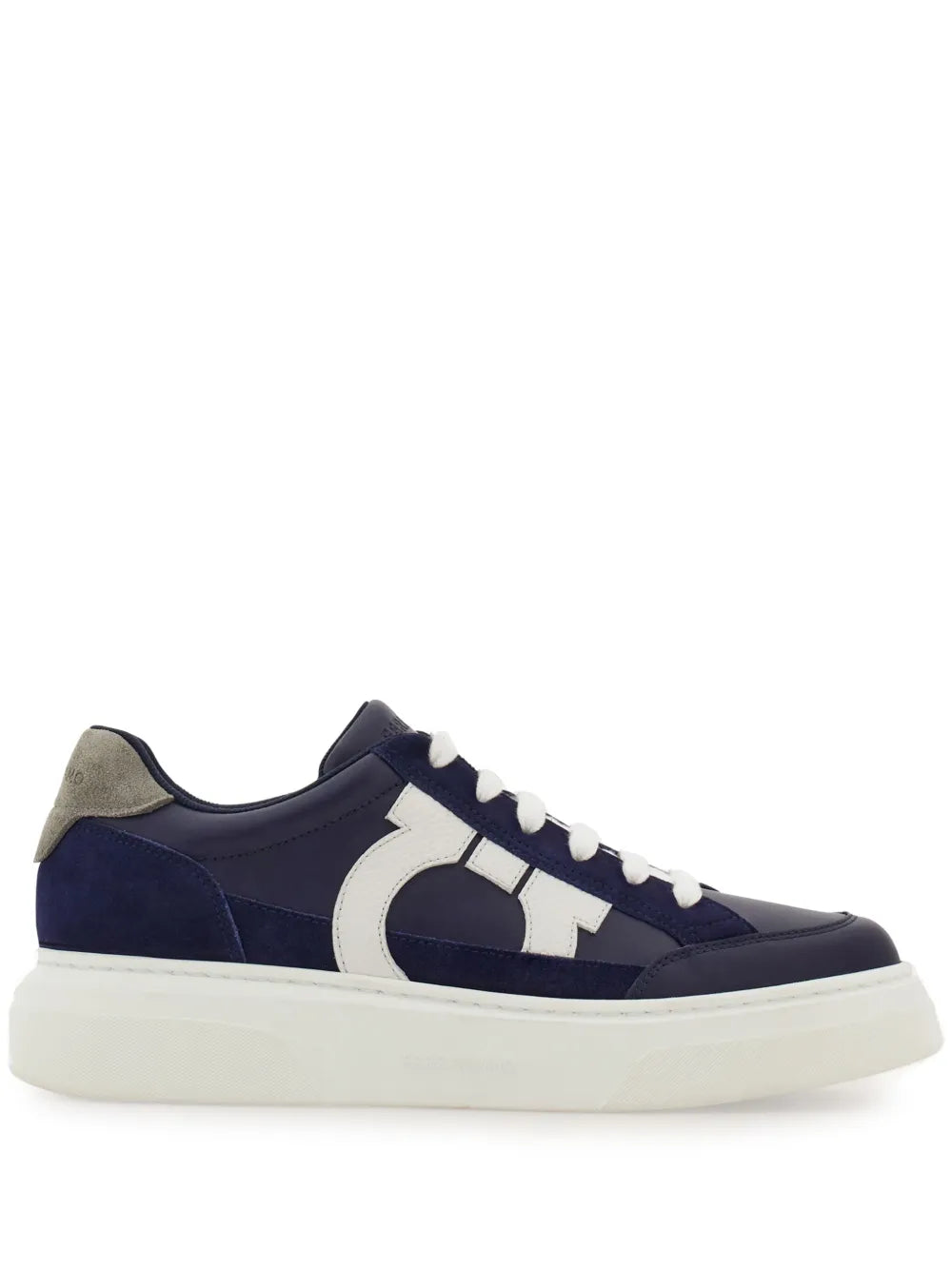 Ferragamo Gancini Leather Sneakers