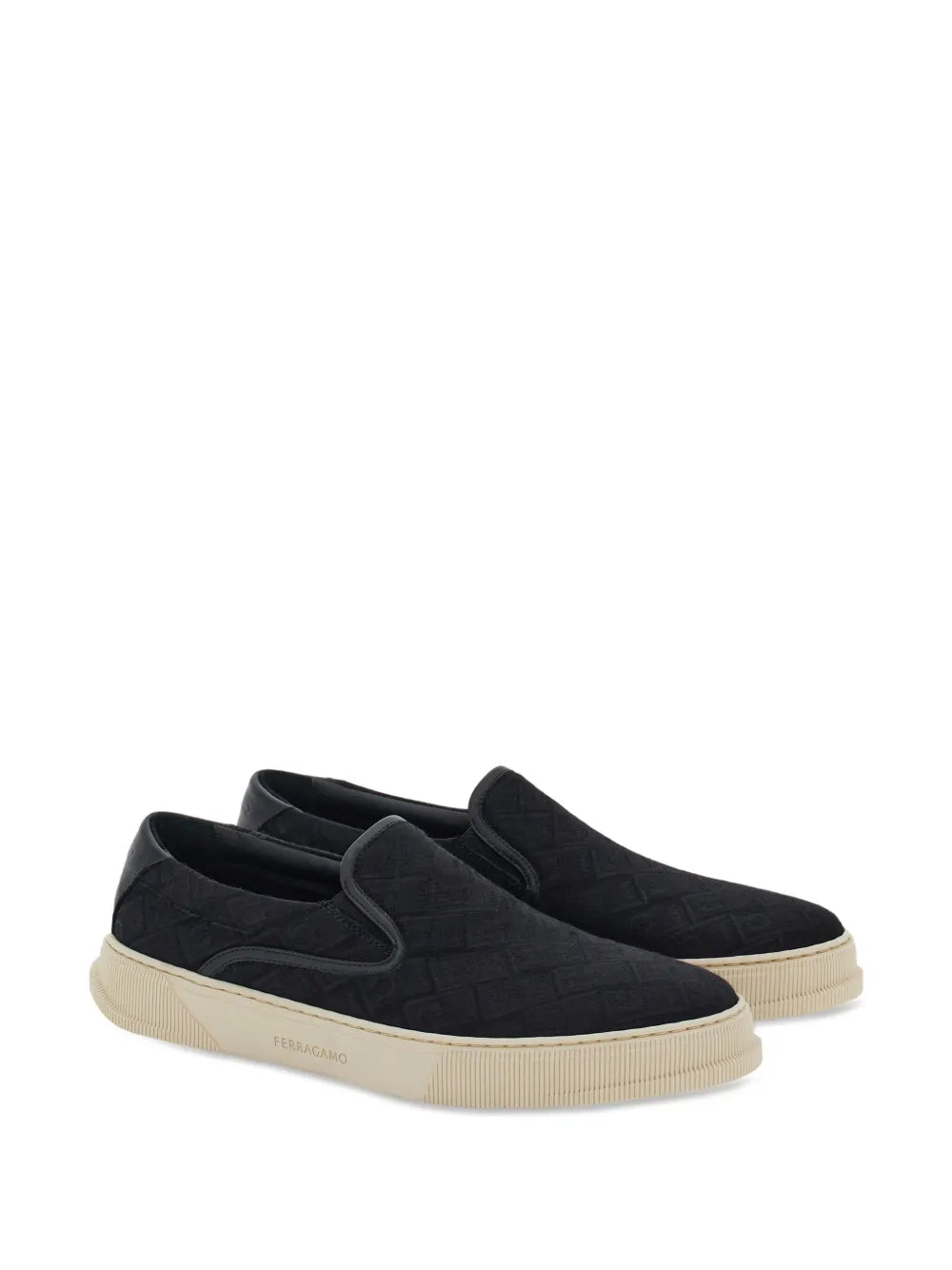 Ferragamo Gancini-Jacquard Sneakers