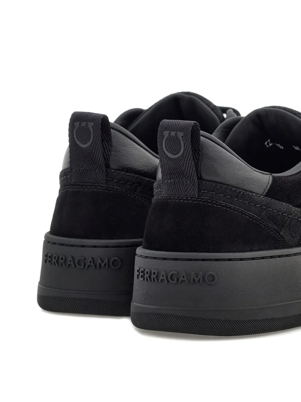 Ferragamo Panelled Leather Sneakers