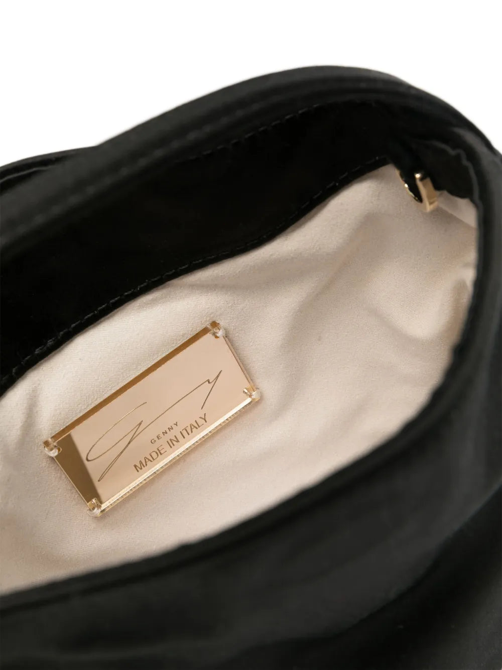 GennyX-jewel satin mini bag