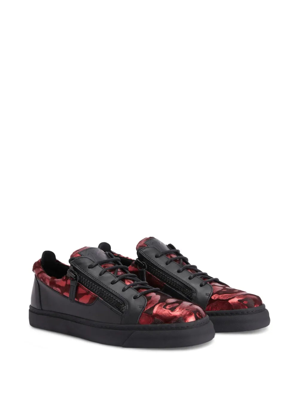 Giuseppe Zanotti Frankie Double-Zip Low-Top Sneakers