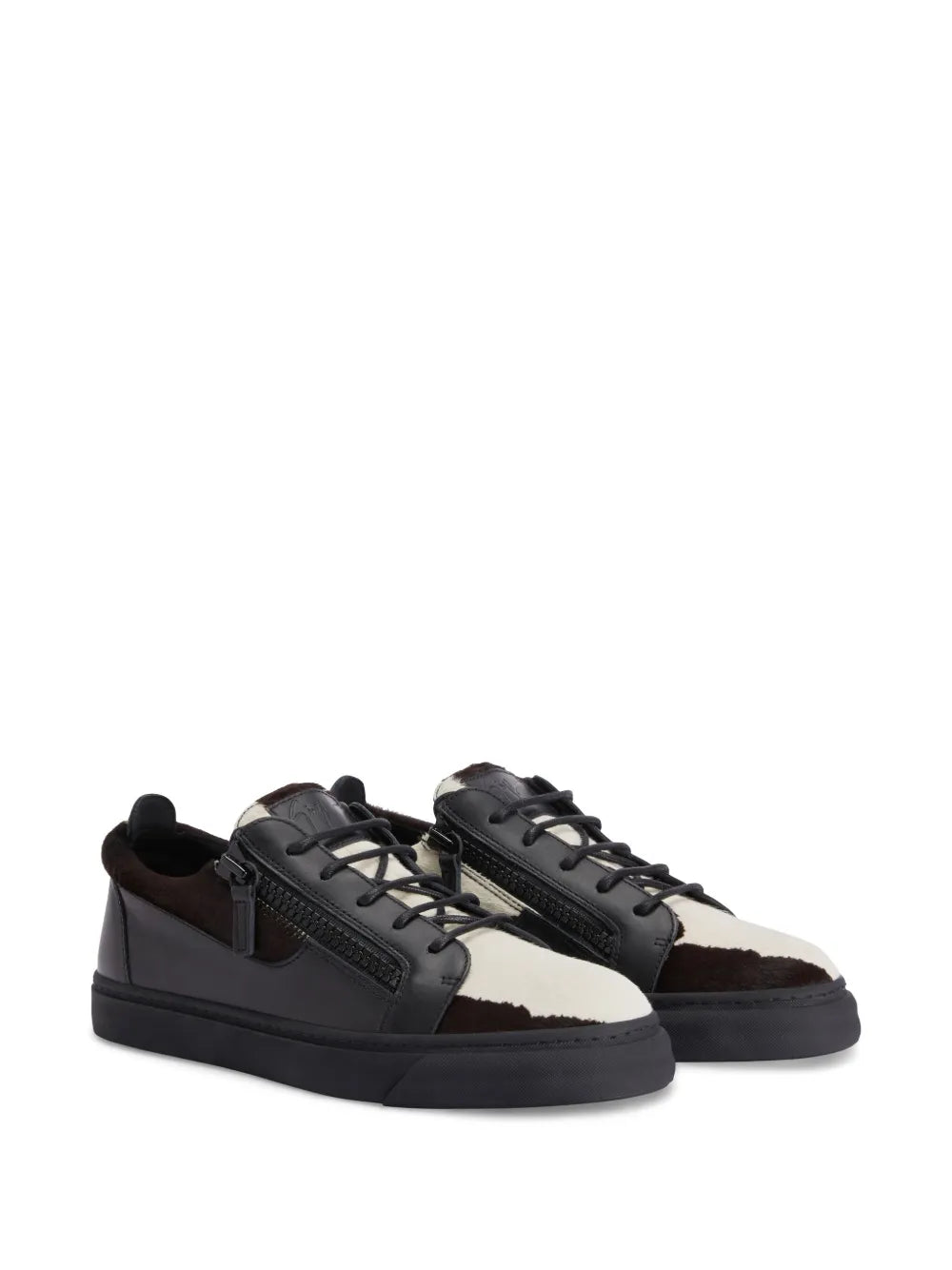 Giuseppe Zanotti Frankie Double-Zip Low-Top Sneakers