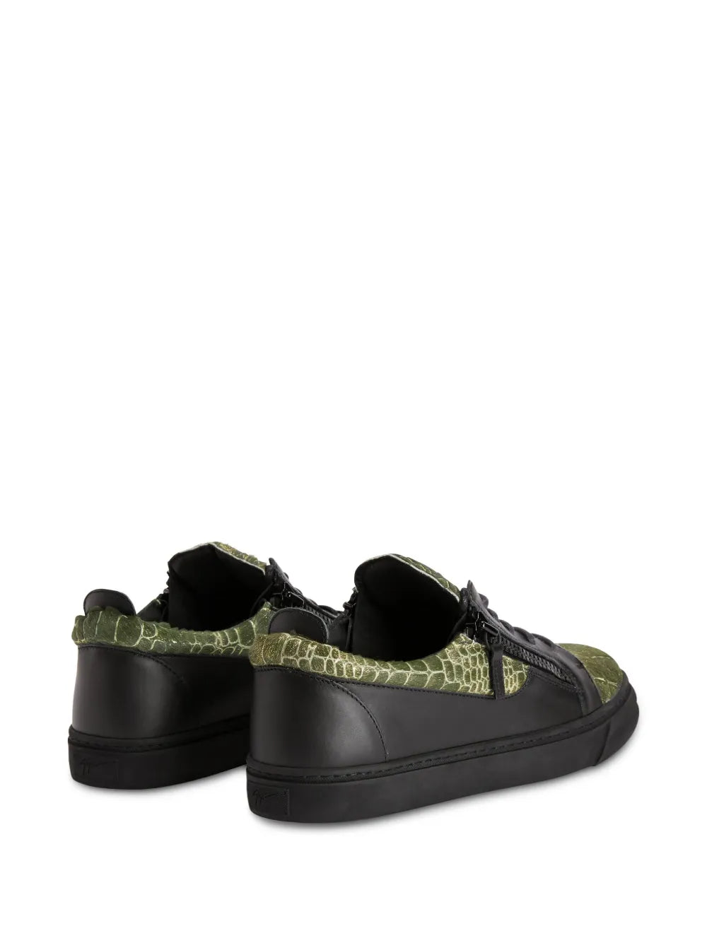 Giuseppe Zanotti Frankie Double-Zip Low-Top Sneakers