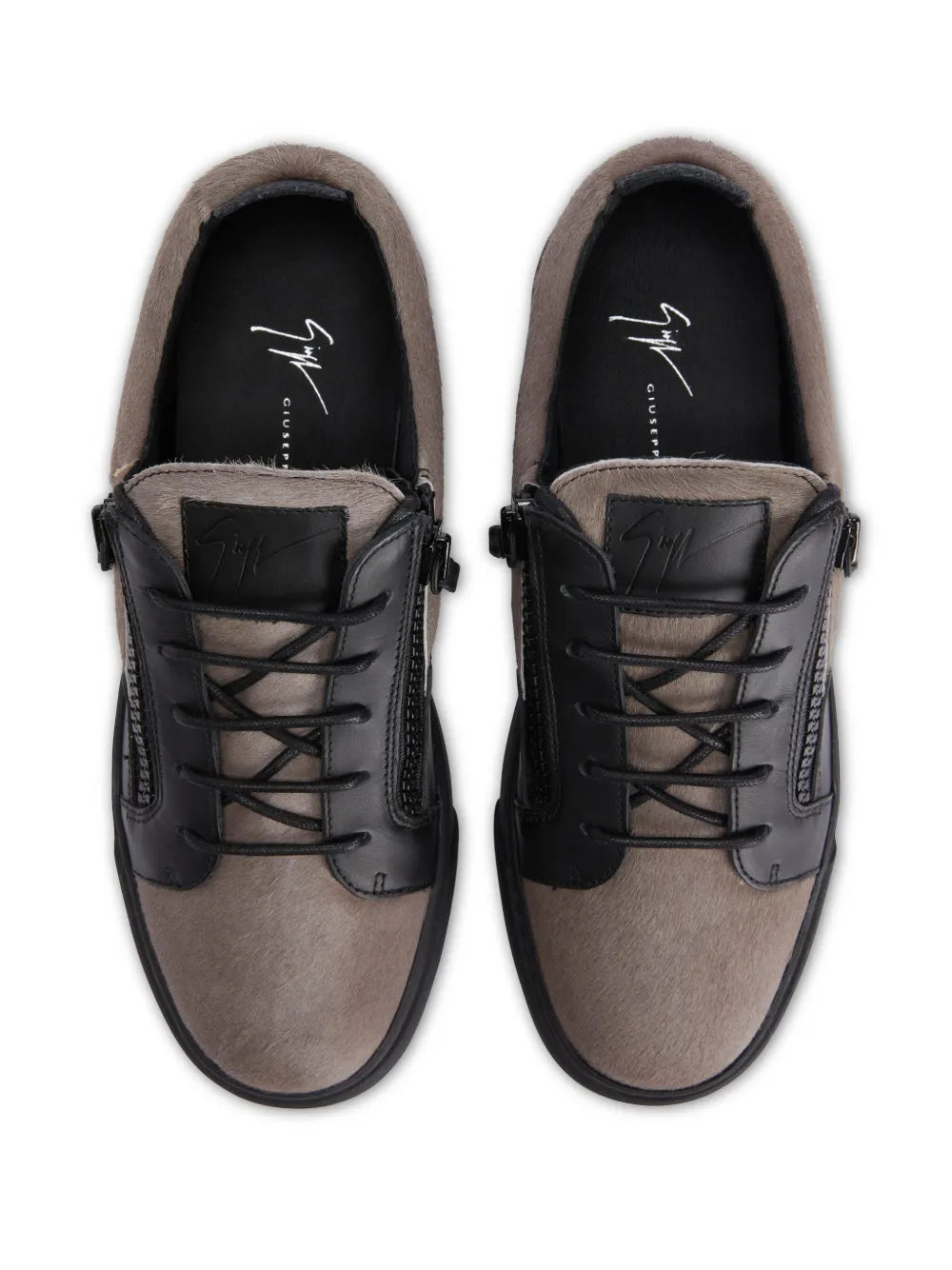 Giuseppe Zanotti Frankie Double-Zip Low-Top Sneakers