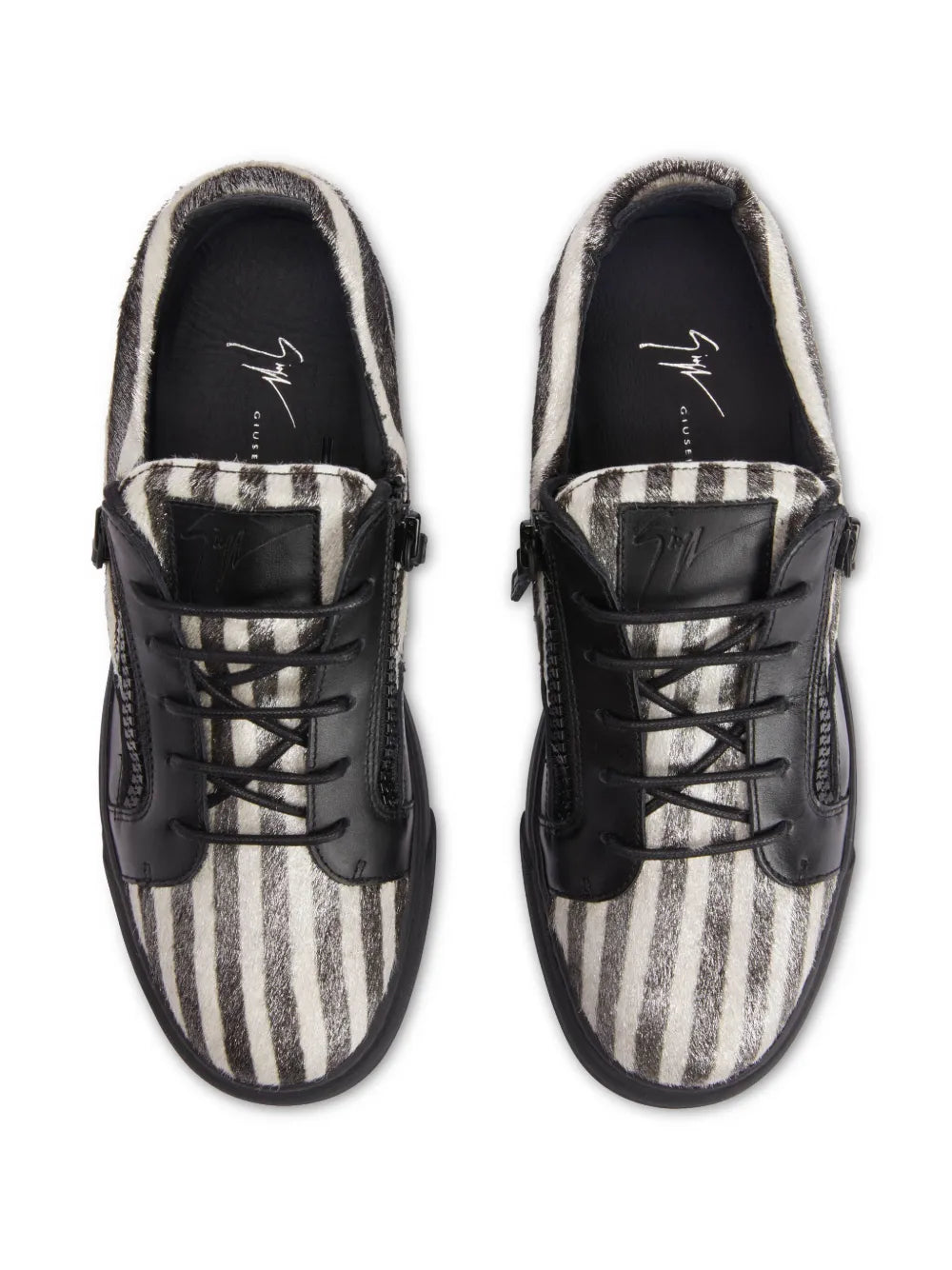 Giuseppe Zanotti Frankie Double-Zip Low-Top Sneakers