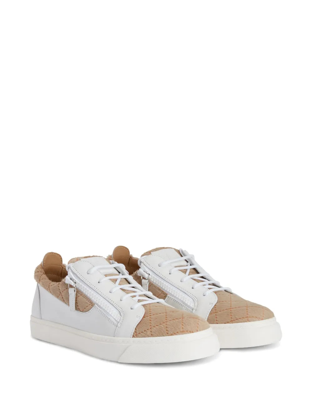 Giuseppe Zanotti Frankie Double-Zip Low-Top Sneakers