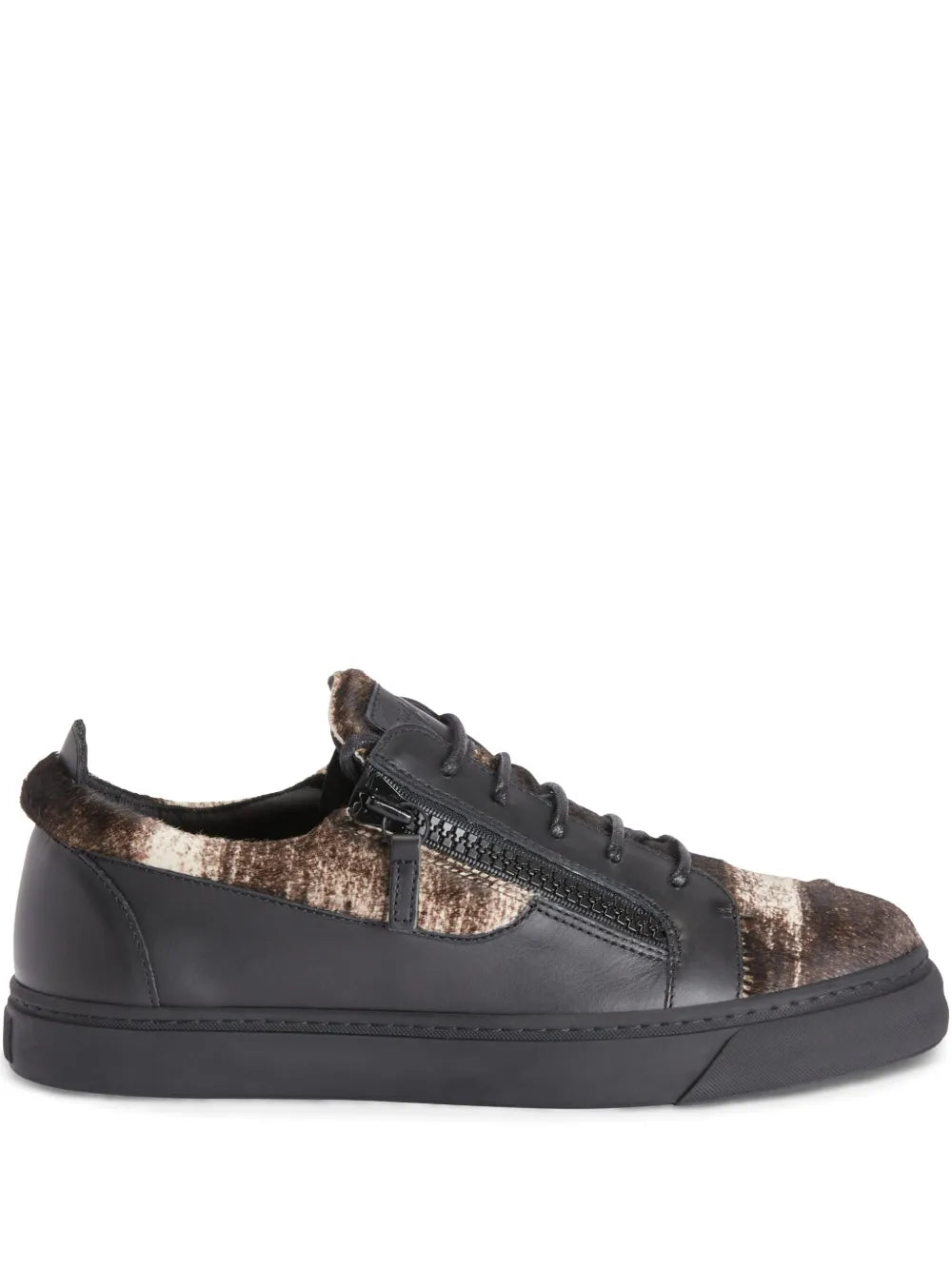 Giuseppe Zanotti Frankie Double-Zip Low-Top Sneakers