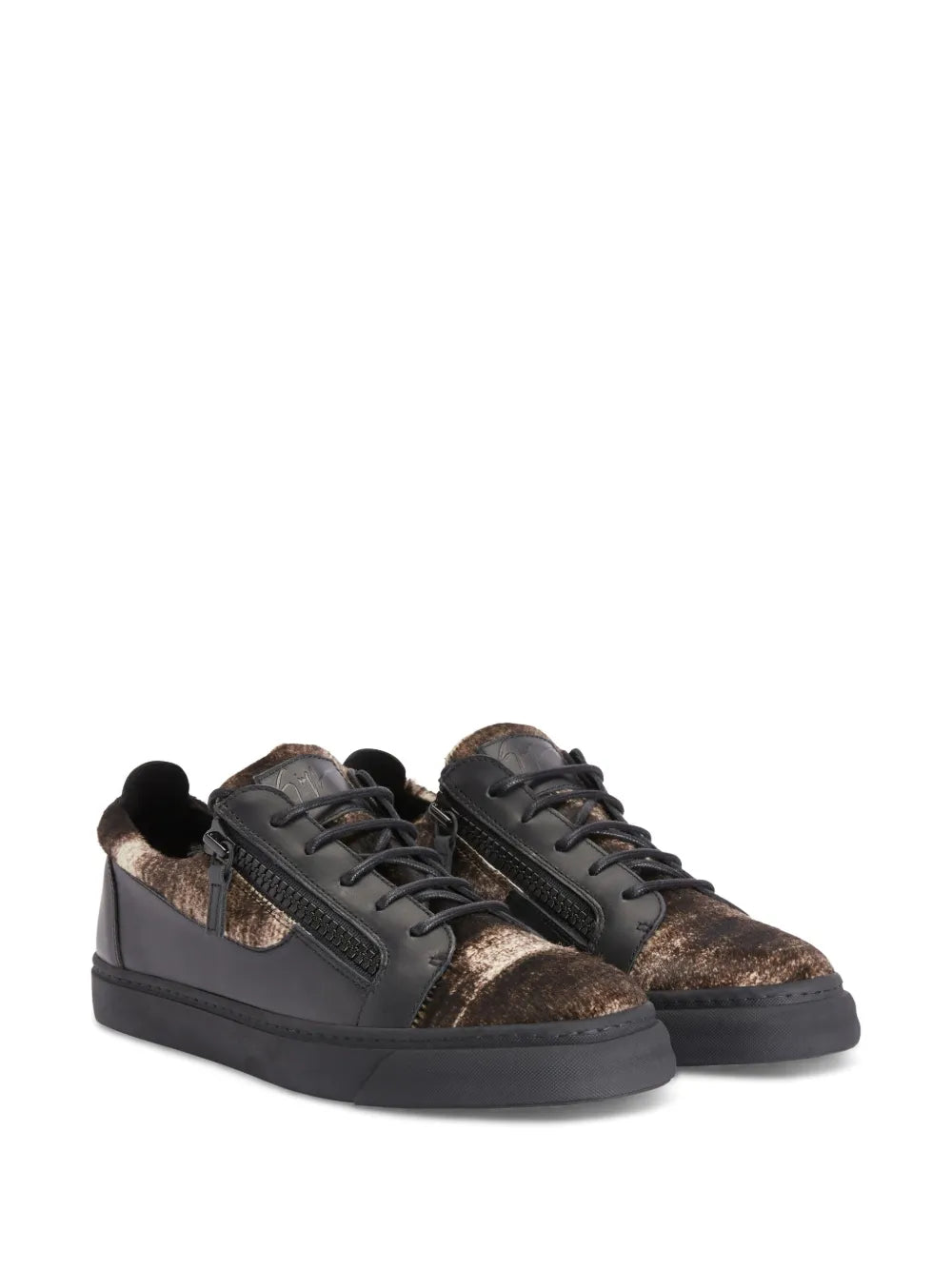 Giuseppe Zanotti Frankie Double-Zip Low-Top Sneakers
