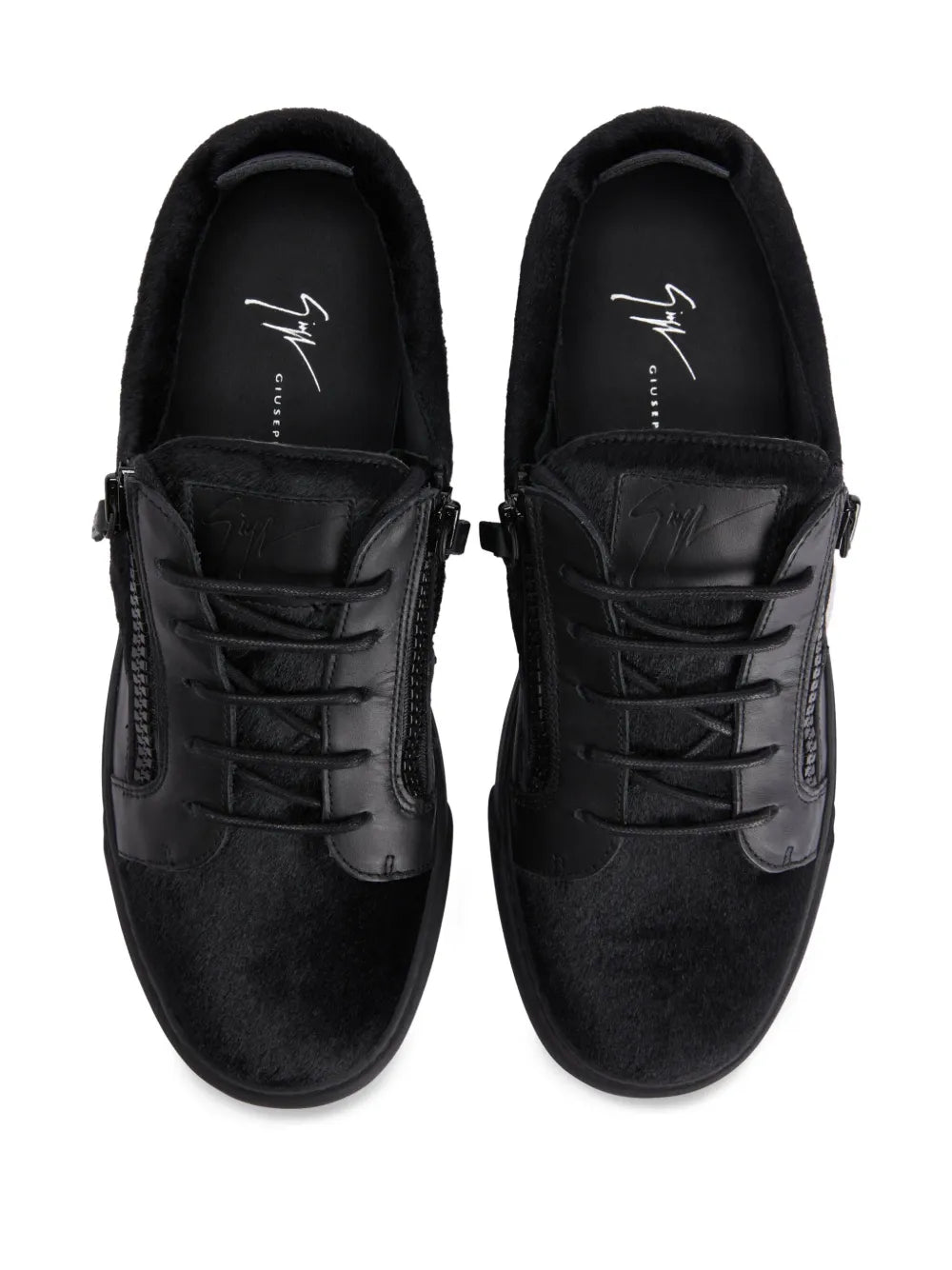 Giuseppe Zanotti Frankie Double-Zip Low-Top Sneakers