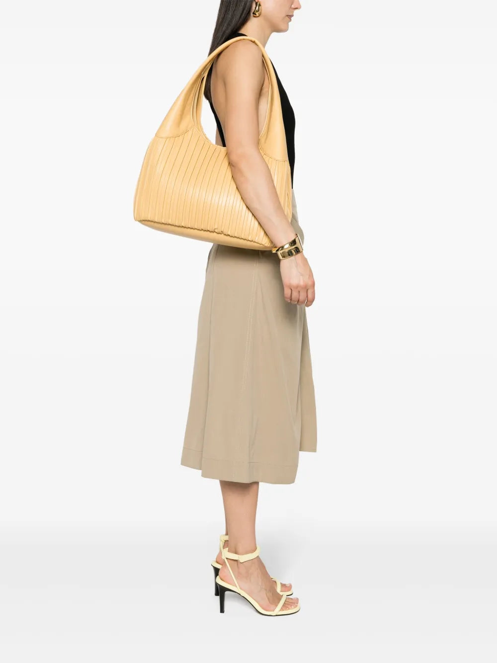 Themoir?infa Pliss?shoulder bag