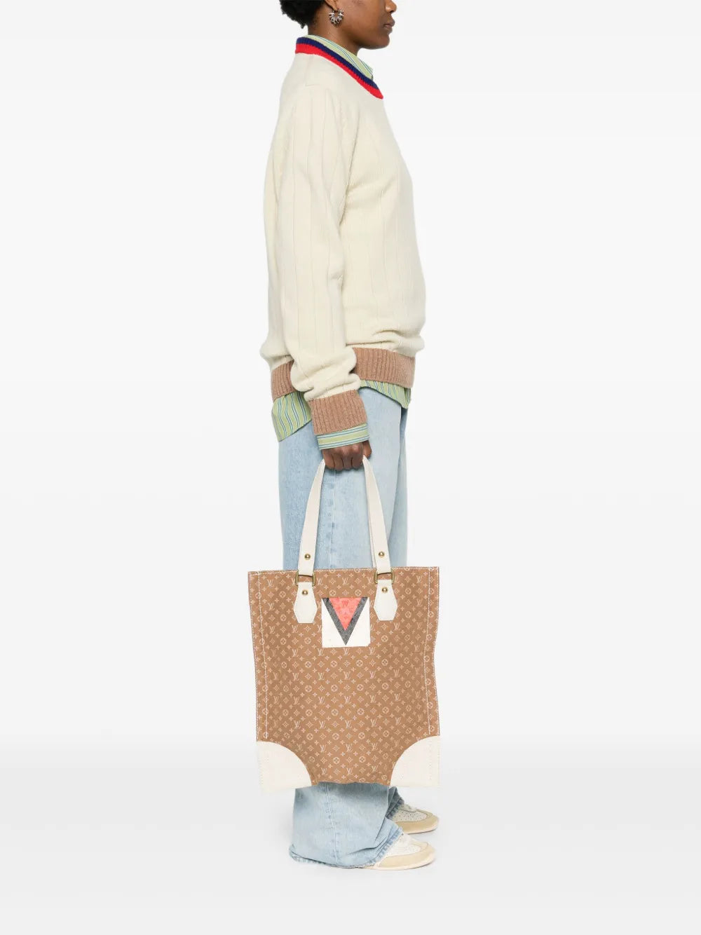 Pre-OwnedLouis Vuitton Pre-Owned2005  mini Lin Monogram canvas tote bag