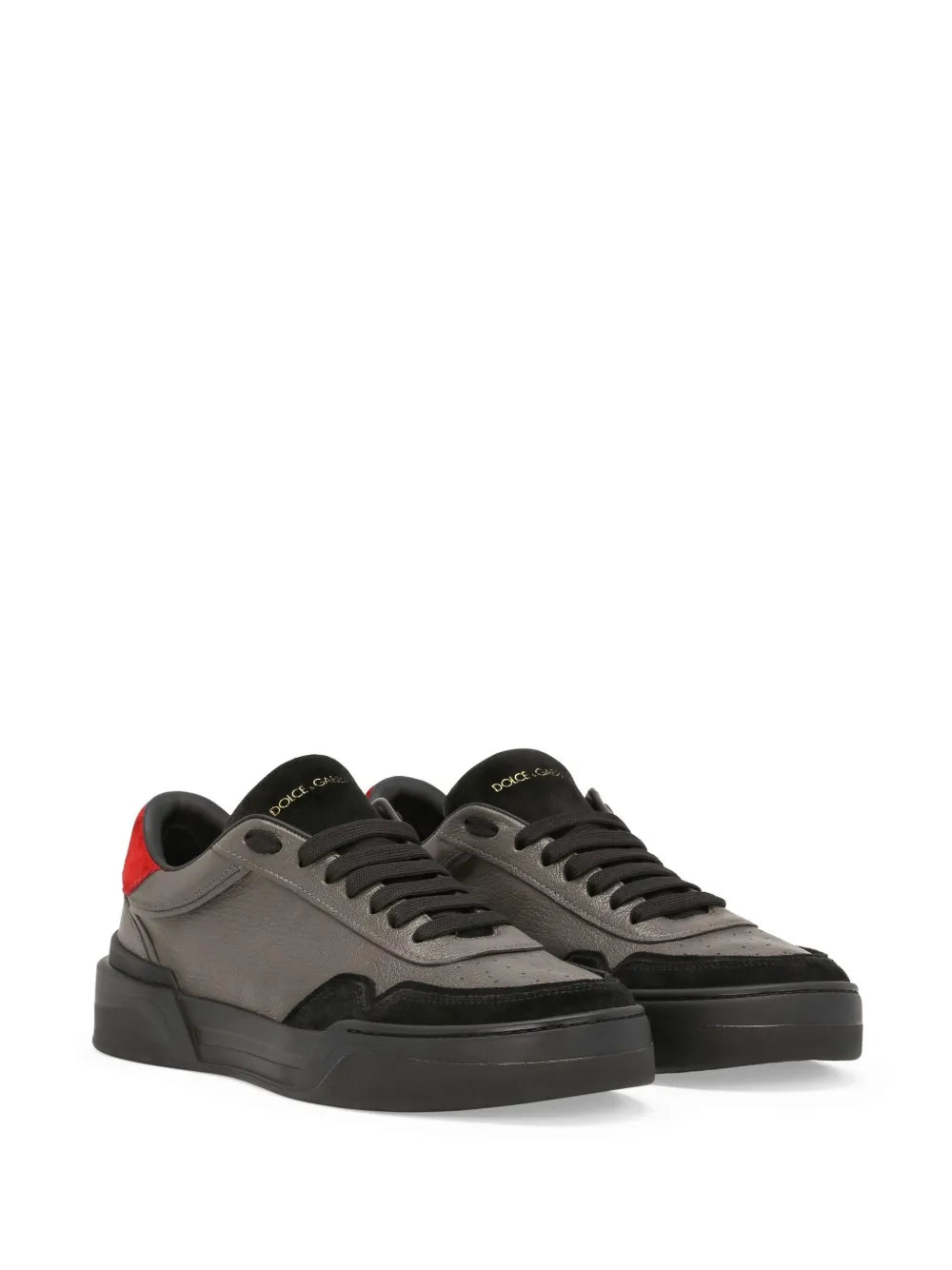 Dolce & Gabbana New Roma Panelled Leather Sneakers