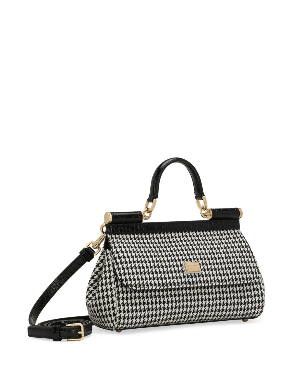 Dolce & Gabbanahoundstooth tote bag