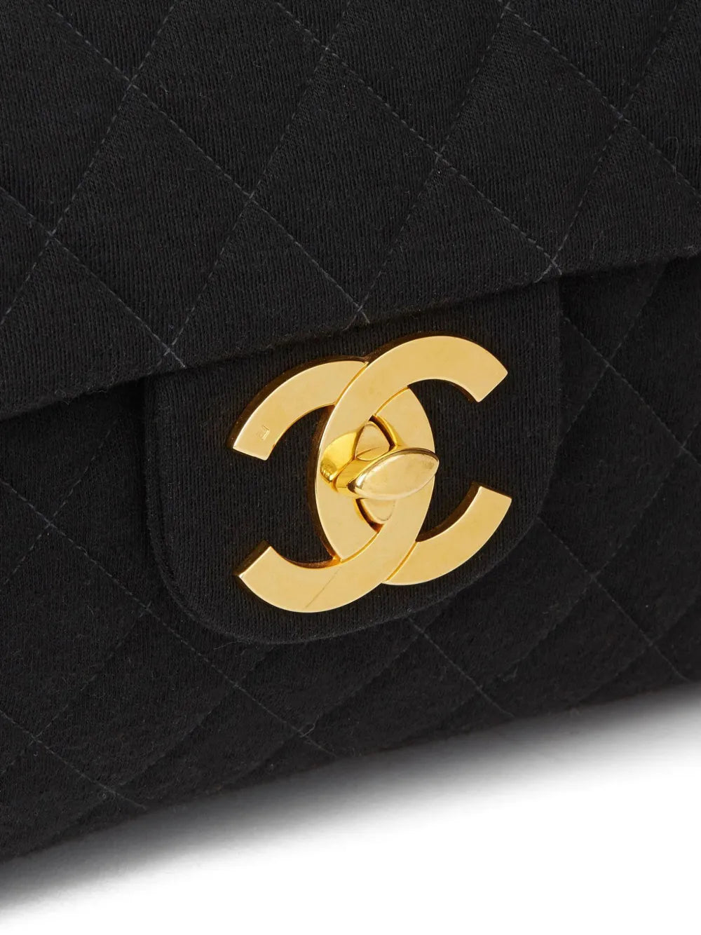 Pre-OwnedCHANEL Pre-Owned1995 Jumbo CC turn-lock flap wool backpack
