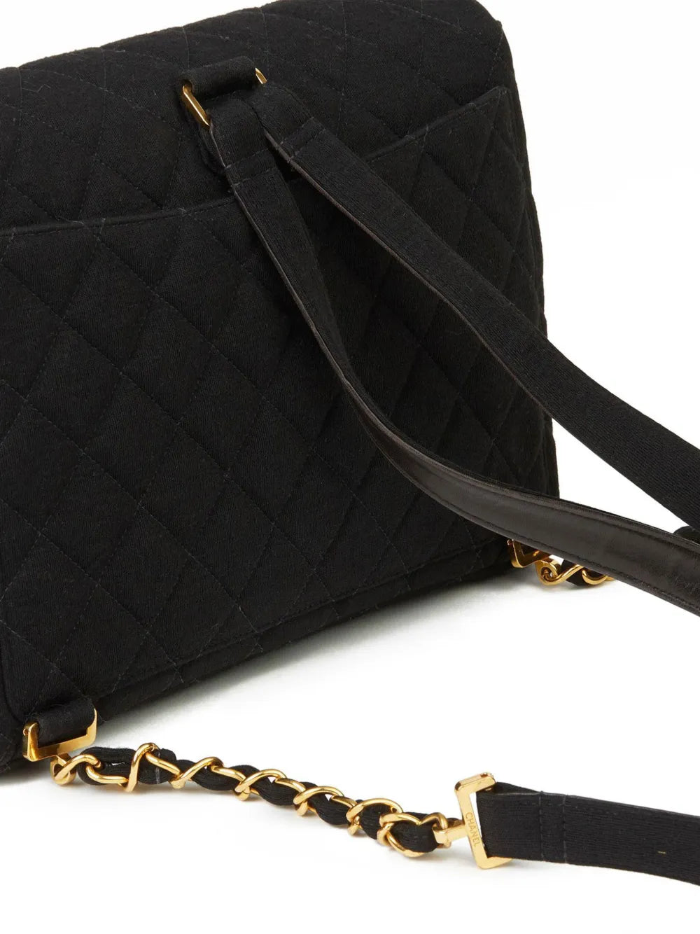 Pre-OwnedCHANEL Pre-Owned1995 Jumbo CC turn-lock flap wool backpack