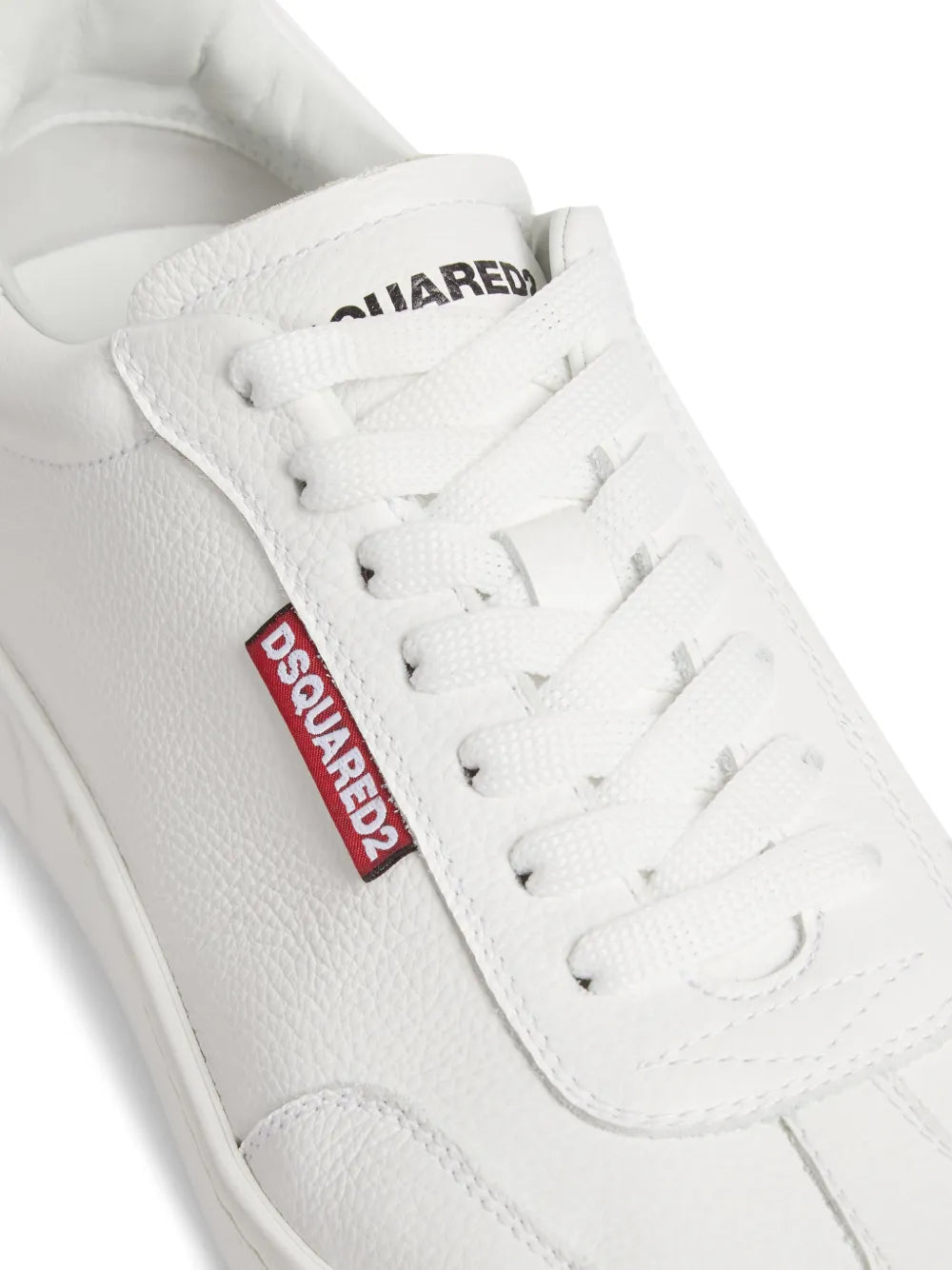 Dsquared2 Logo-Tag Leather Sneakers
