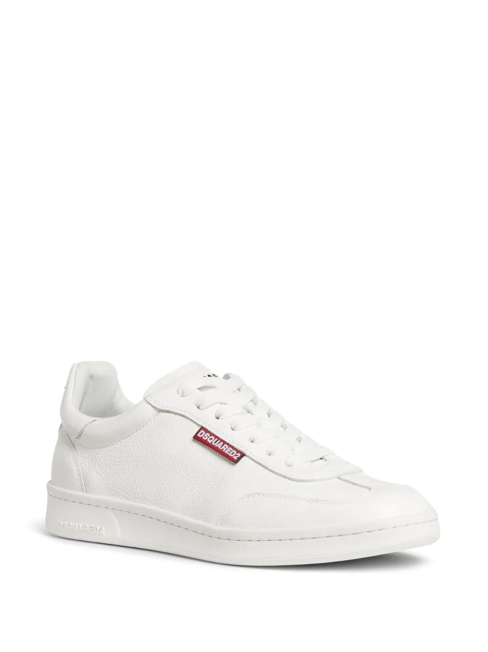 Dsquared2 Logo-Tag Leather Sneakers