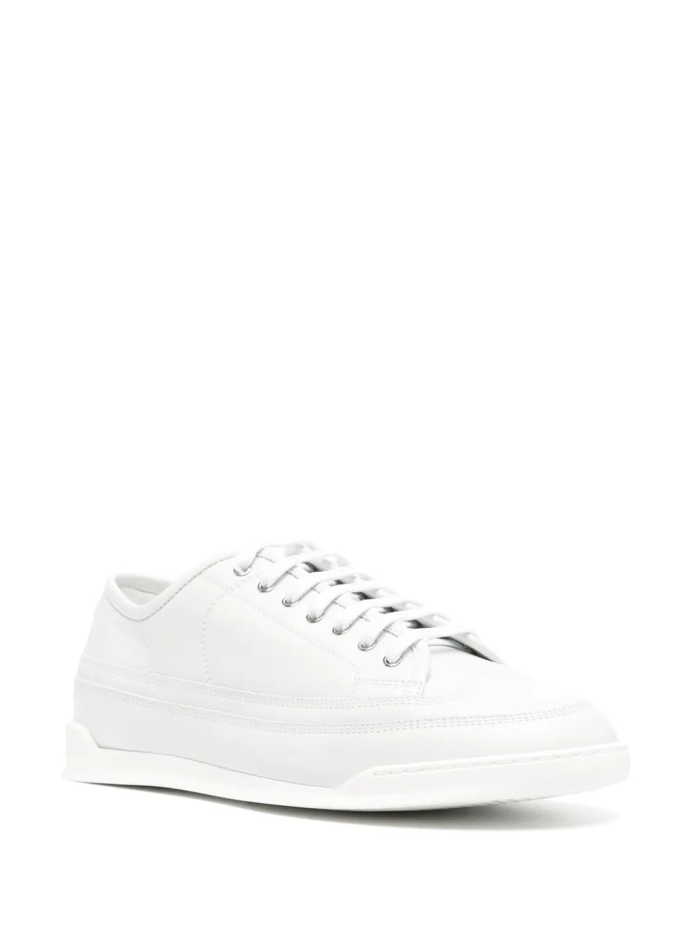 John Lobb Courrt Leather Sneakers