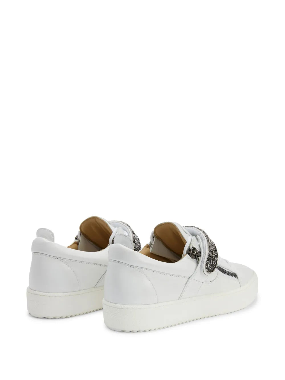 Giuseppe Zanotti Coby Deluxe Single-Plate Low-Top Sneakers