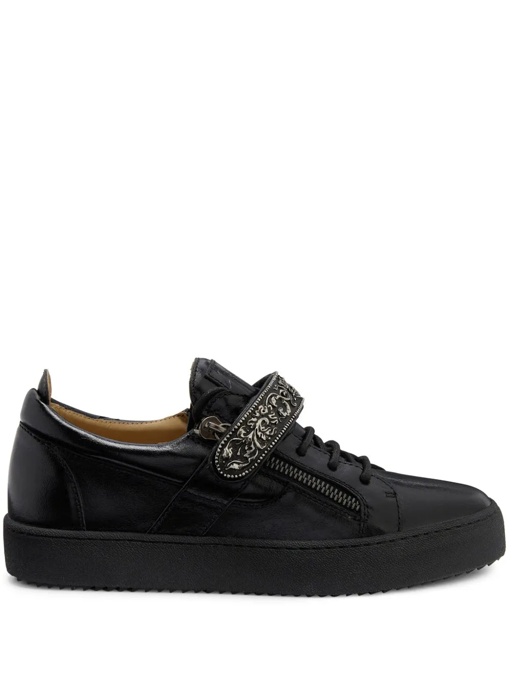 Giuseppe Zanotti Coby Deluxe Single-Plate Low-Top Sneakers
