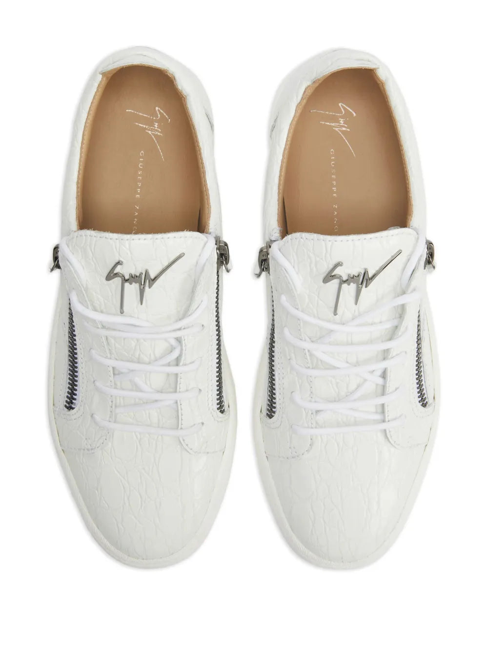 Giuseppe Zanotti Frankie Double-Zip Low-Top Sneakers