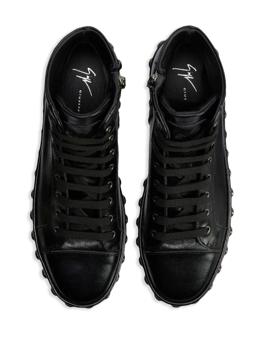 Giuseppe Zanotti Gz-City Leather High-Top Sneakers
