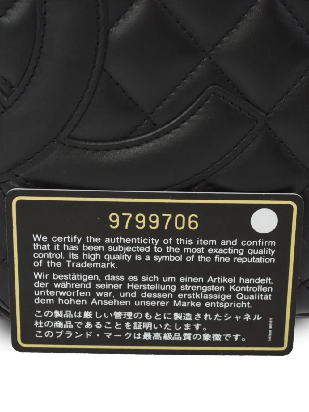 Pre-OwnedCHANEL Pre-Owned2005 Cambon line crossbody bag