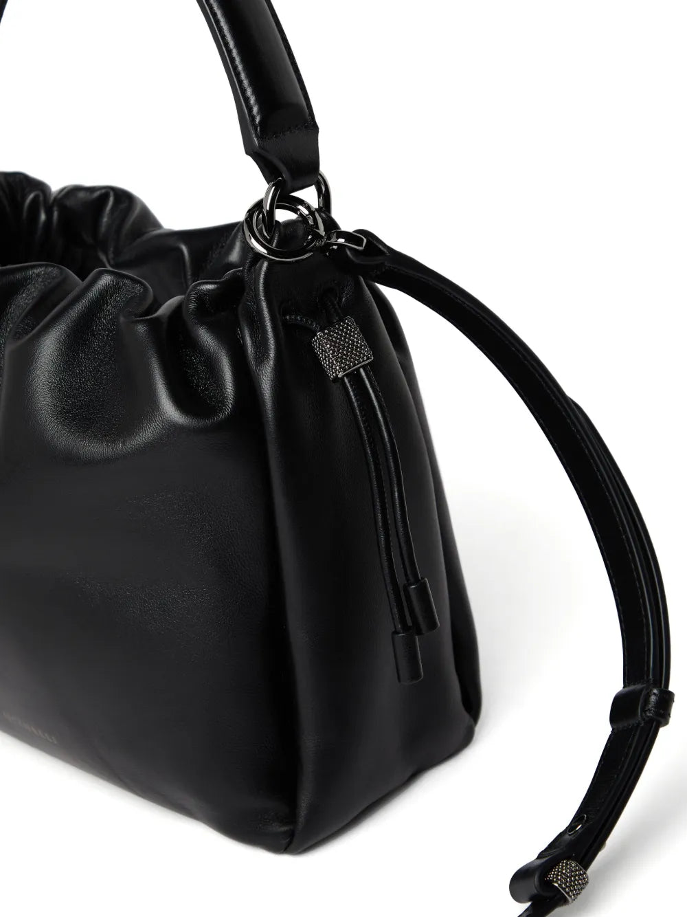 Brunello Cucinellismall Mellow leather bucket bag