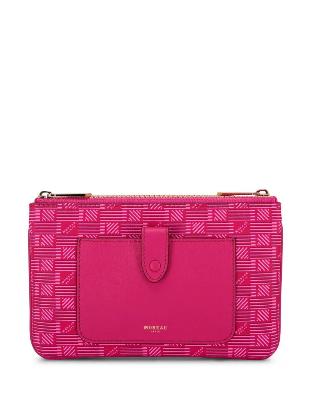 Moreaumonogram leather crossbody bag