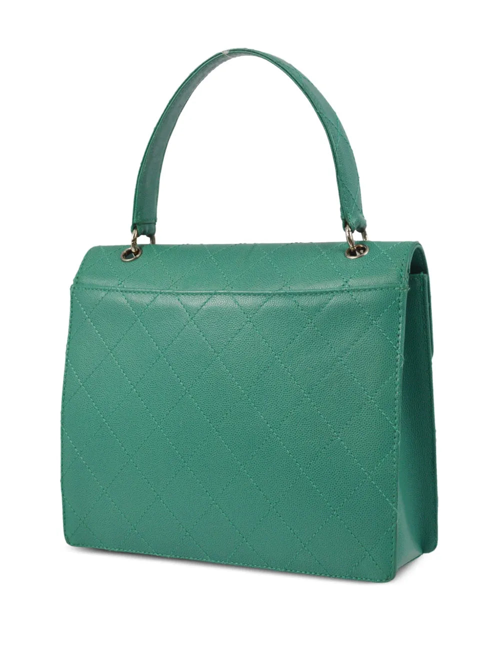 Pre-OwnedCHANEL Pre-Owned1998 CC turn-lock diamond-quilted handbag