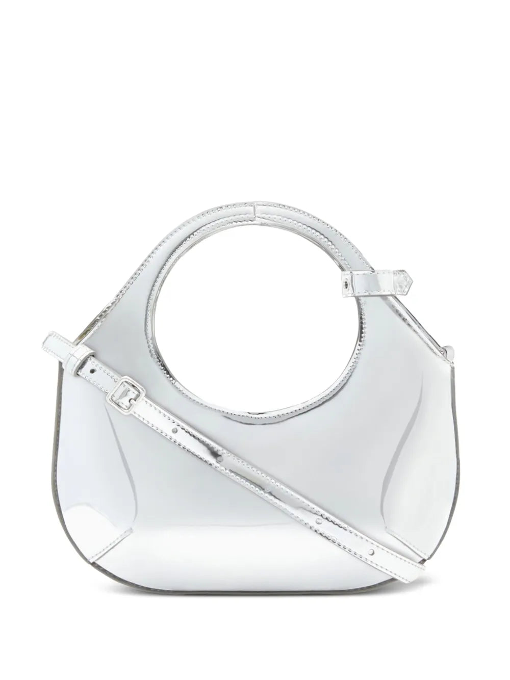 Courr?esmini Holy metallic-effect tote bag