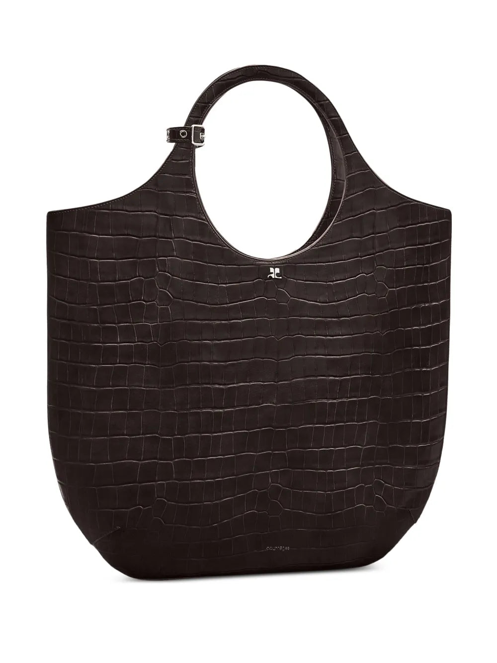 Courreslarge Holy crocodile-effect tote bag