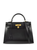 Pre-OwnedHermre-Owned2003 Kelly 32 Sellier two-way handbag