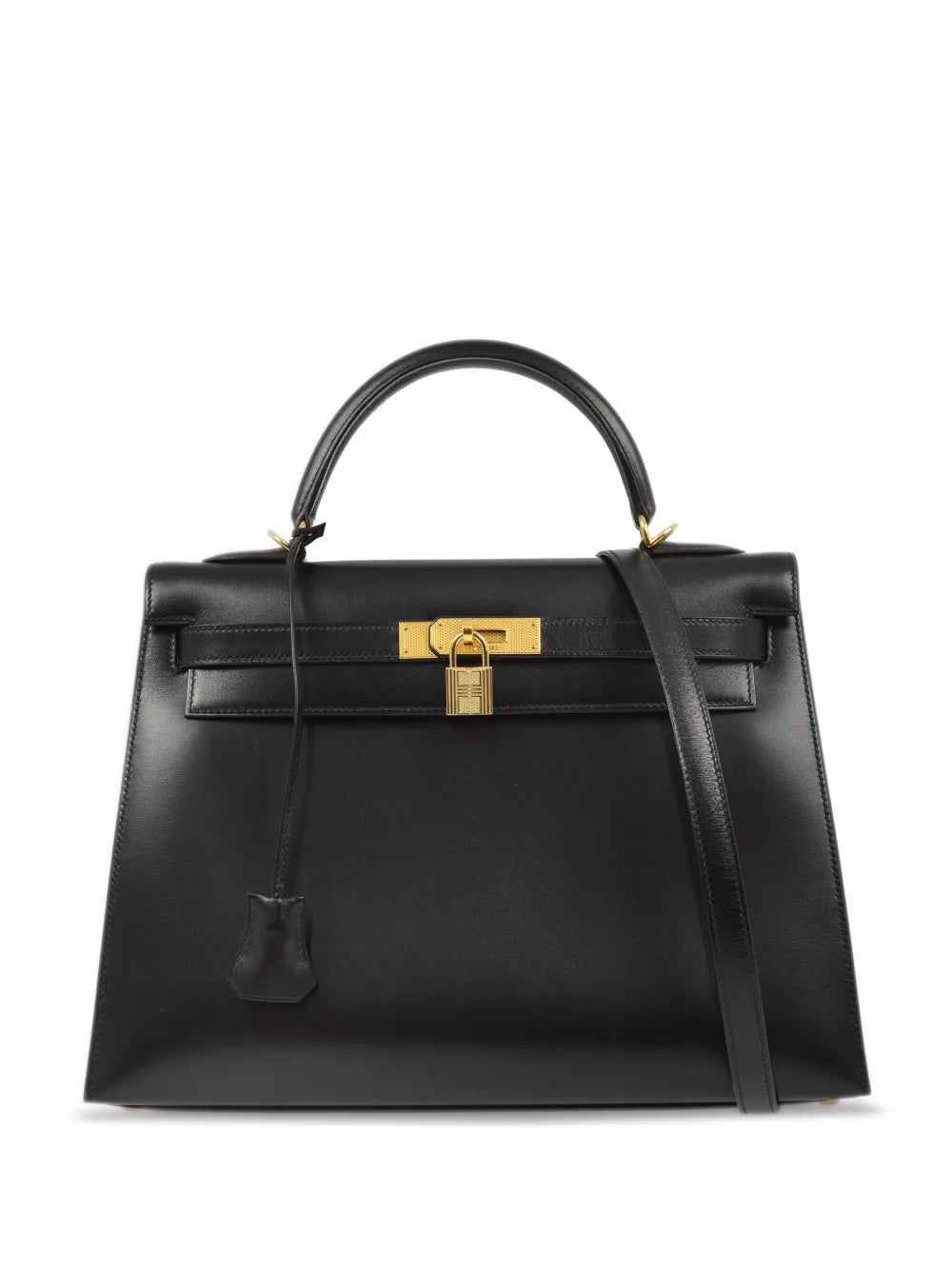 Pre-OwnedHermre-Owned2003 Kelly 32 Sellier two-way handbag