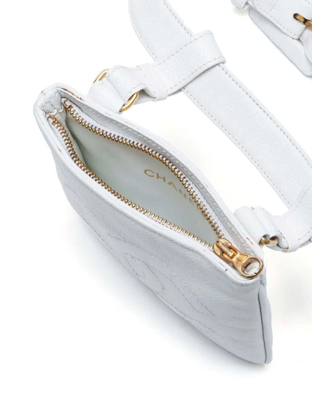 Pre-OwnedCHANEL Pre-Owned1985-1993 CC leather belt bag
