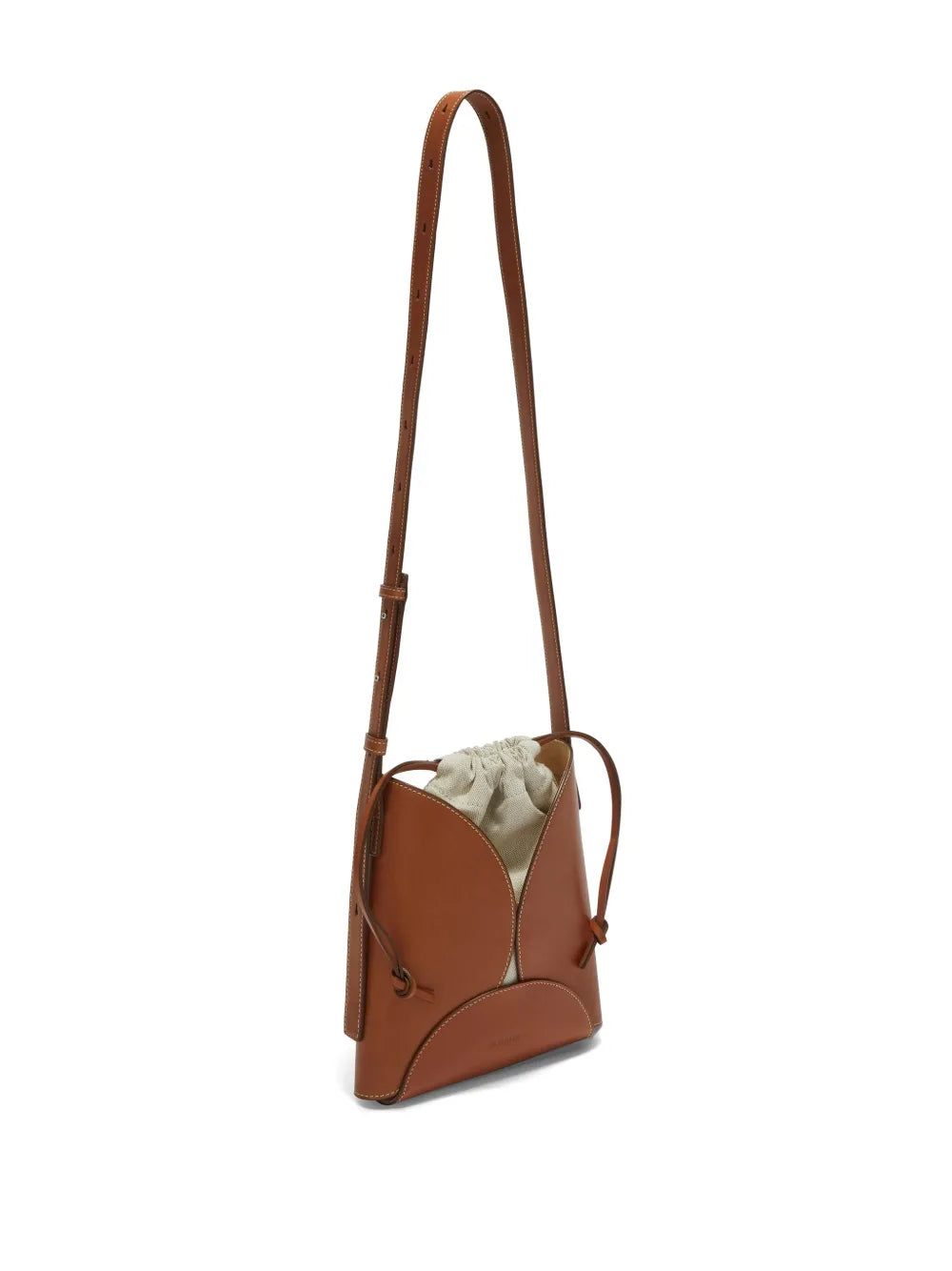 Jil SanderCurve leather crossbody bag