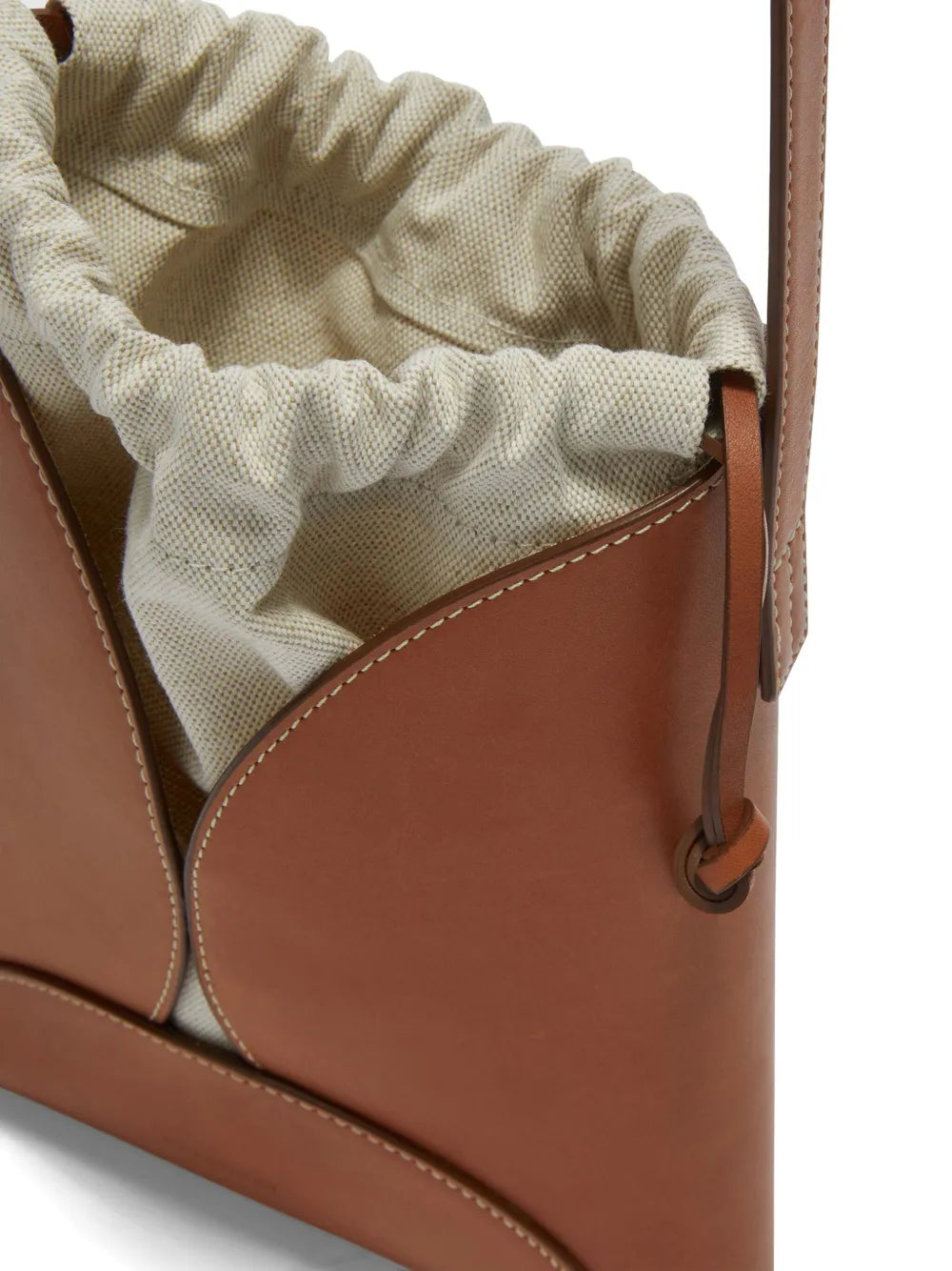 Jil SanderCurve leather crossbody bag