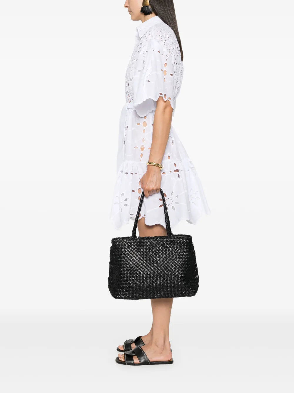 DRAGON DIFFUSIONVintage Mesh leather tote bag