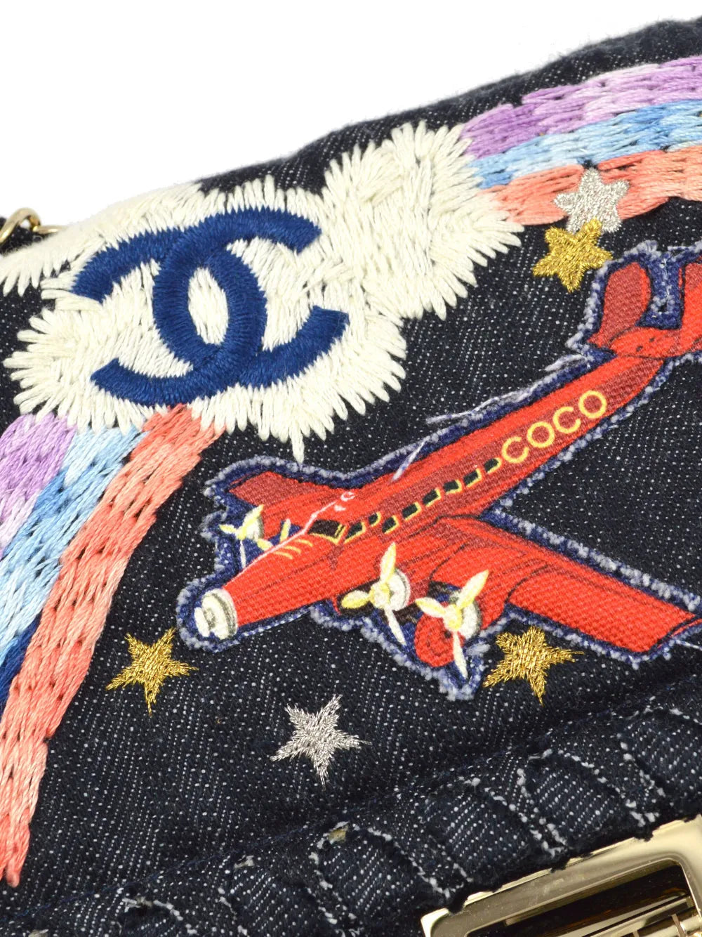 Pre-OwnedCHANEL Pre-Owned2006 2.55 Night Flight shoulder bag