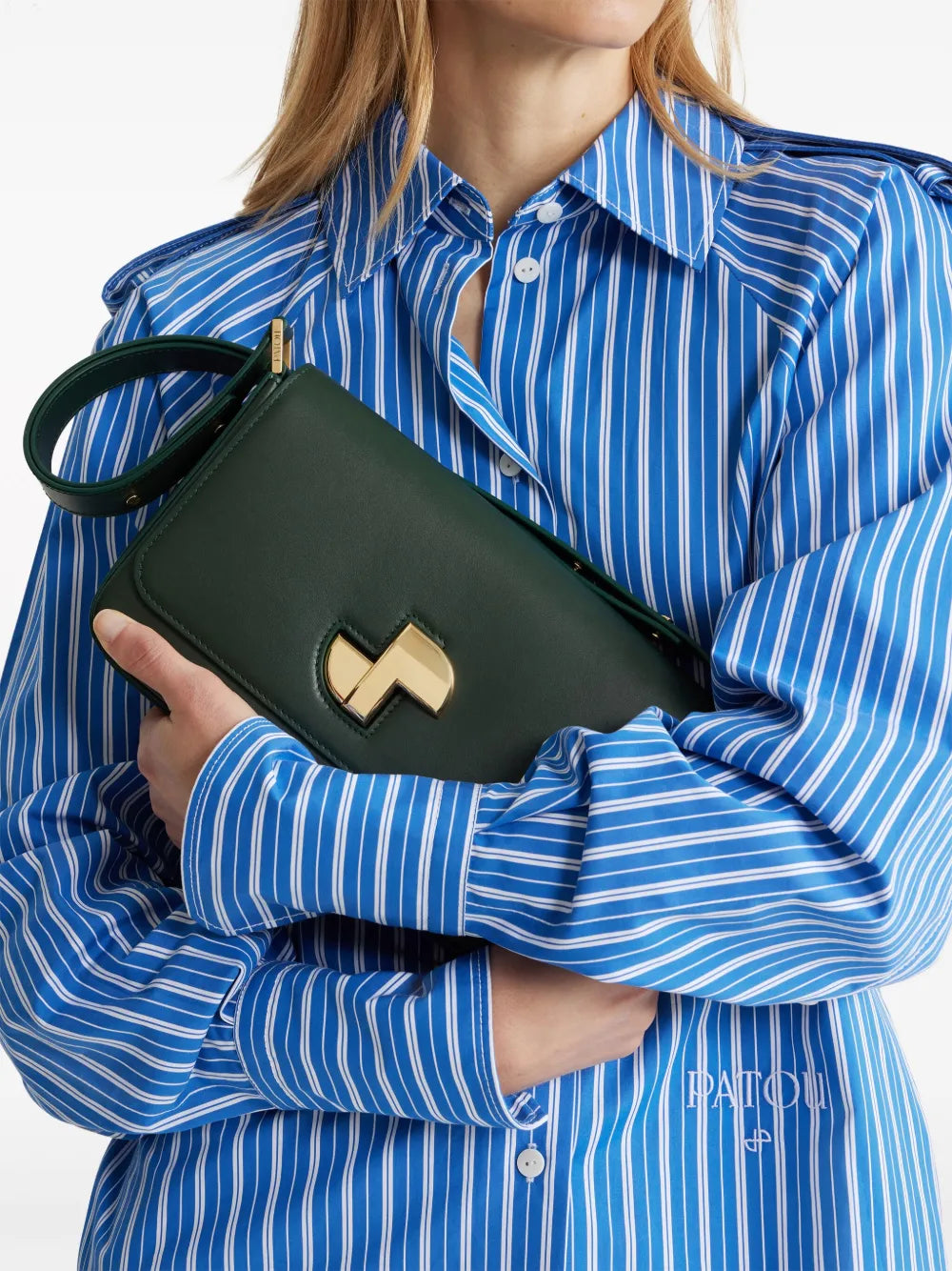 RunwayPatouLe Patou Lock shoulder bag