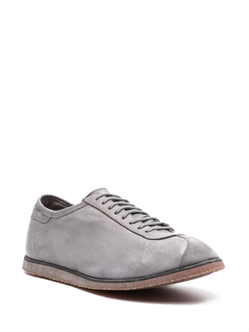 Guidi Lace-Up Leather Sneakers