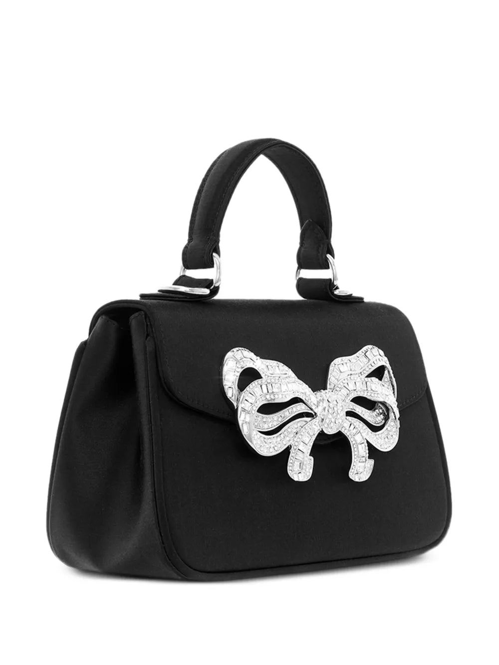 Judith Leiberbow-detail satin tote bag